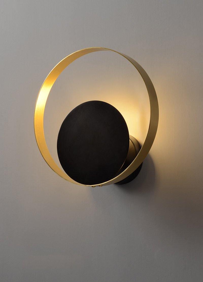 Erliren aplique de pared moderno minimalista circular