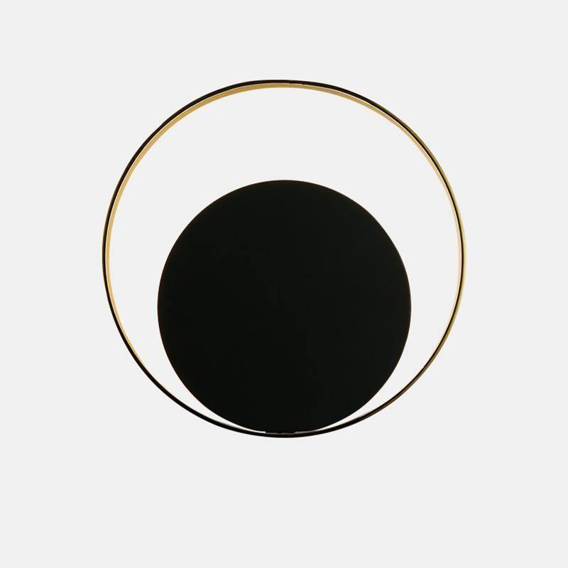Erliren aplique de pared moderno minimalista circular