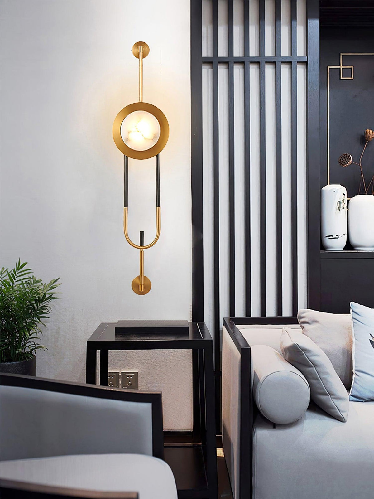 Miles aplique de pared moderno