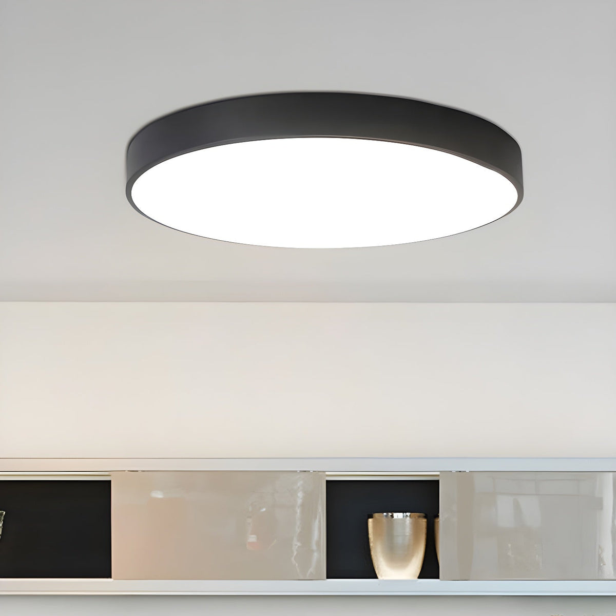 Izoriel lámpara de techo moderna minimalista circular delgada