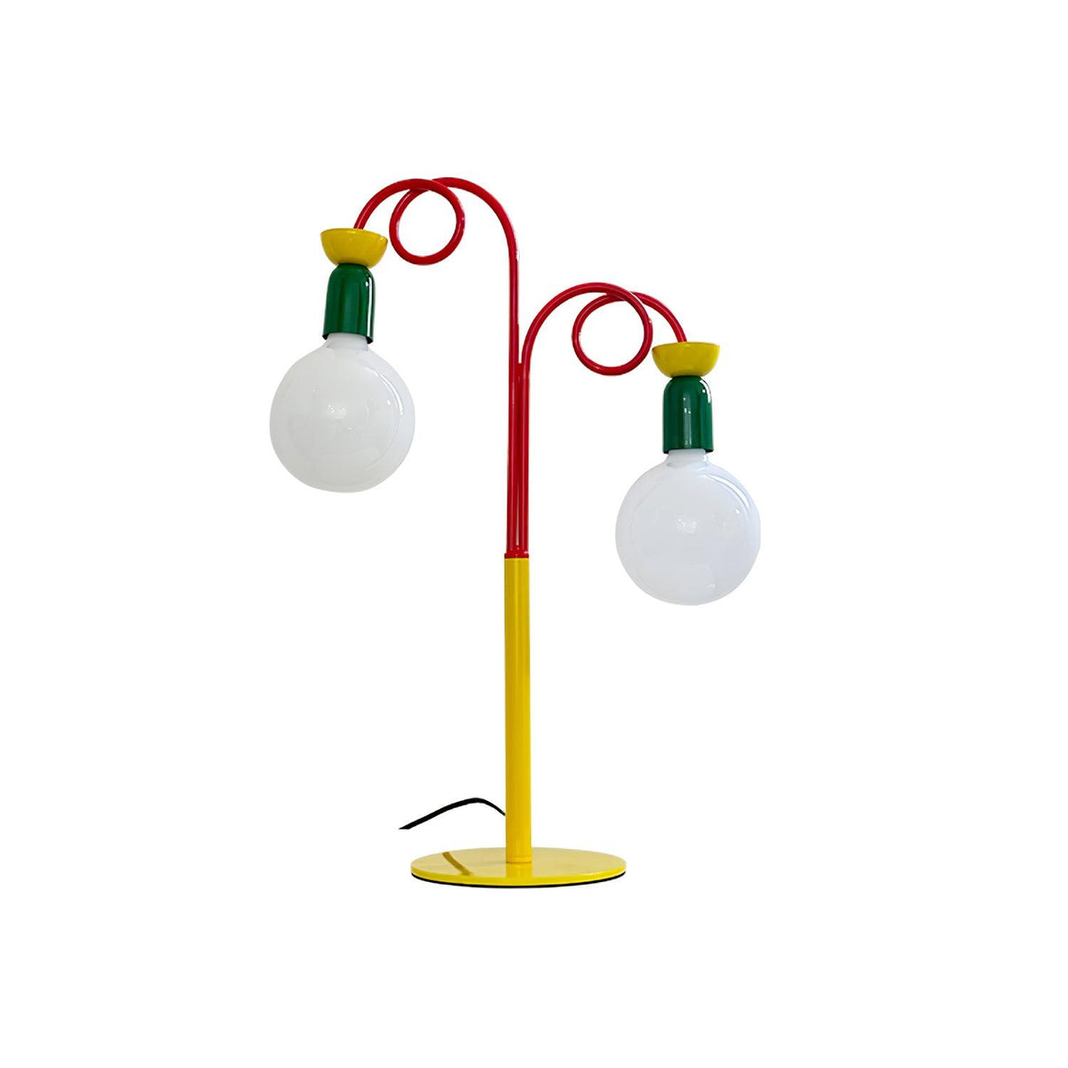 Trilo lámpara de mesa de vidrio juguetona
