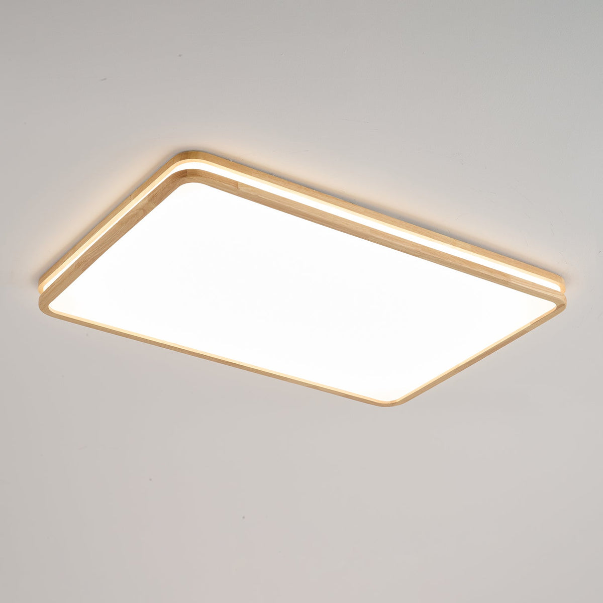 Nysilos lámpara de techo moderna minimalista de madera