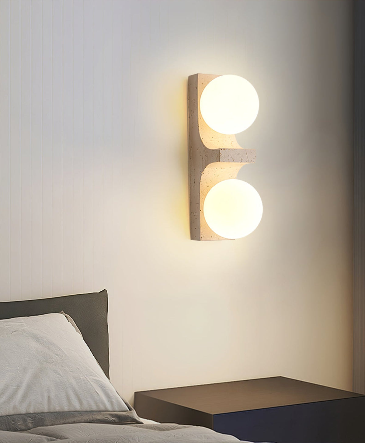 Umiren aplique de pared en travertino