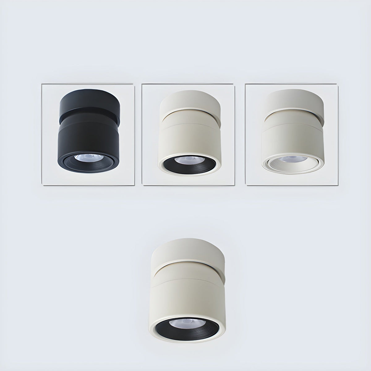 Coriel lámpara de techo moderna minimalista con superficie giratoria