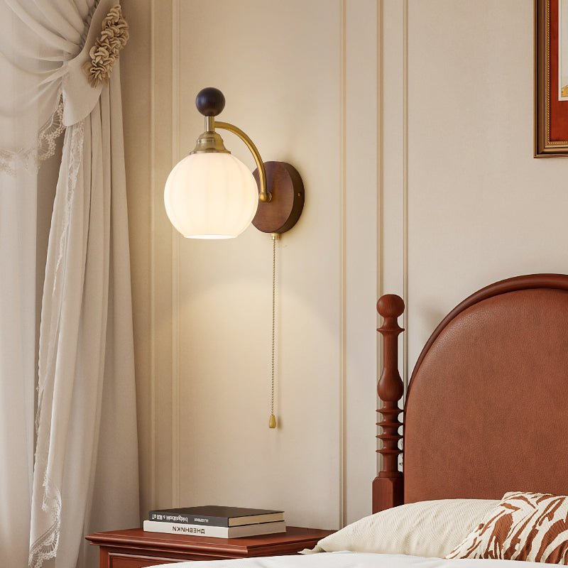 Eshae Aplique de pared Tela Madera Premium Nórdico Arte