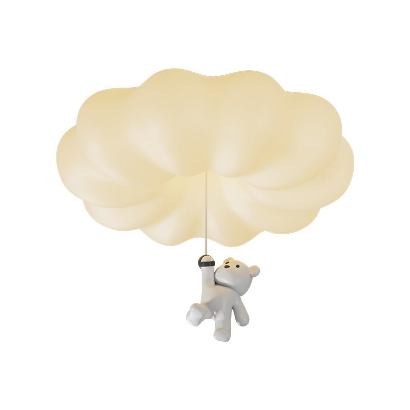 Civarion lámpara de techo de estilo clásico nube Bear de resina