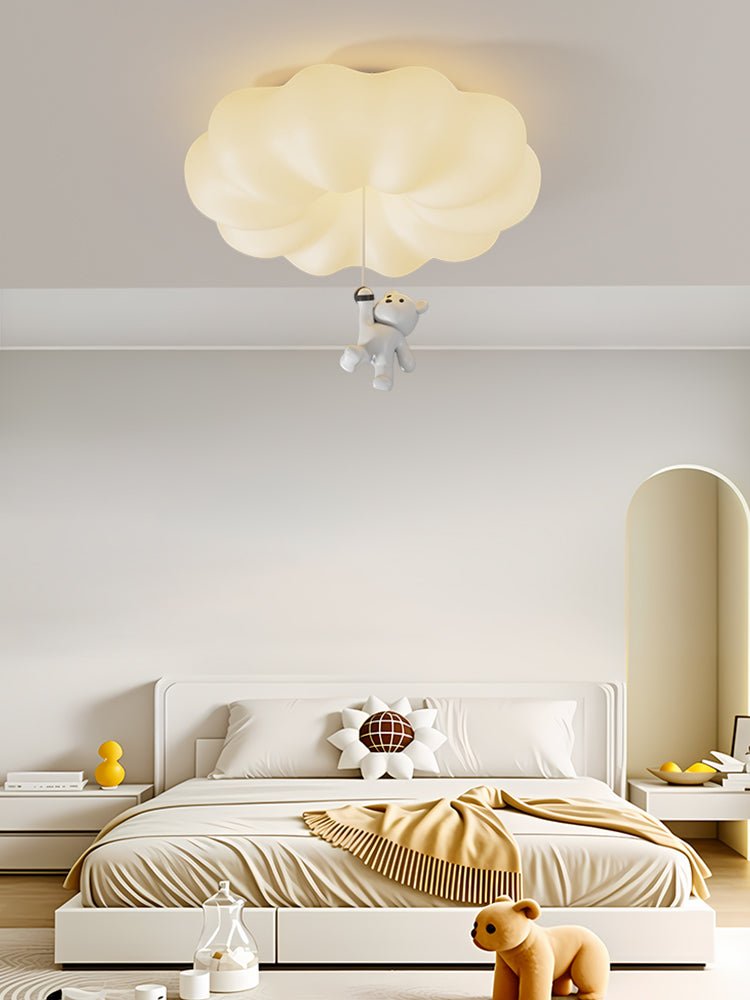 Civarion lámpara de techo de estilo clásico nube Bear de resina