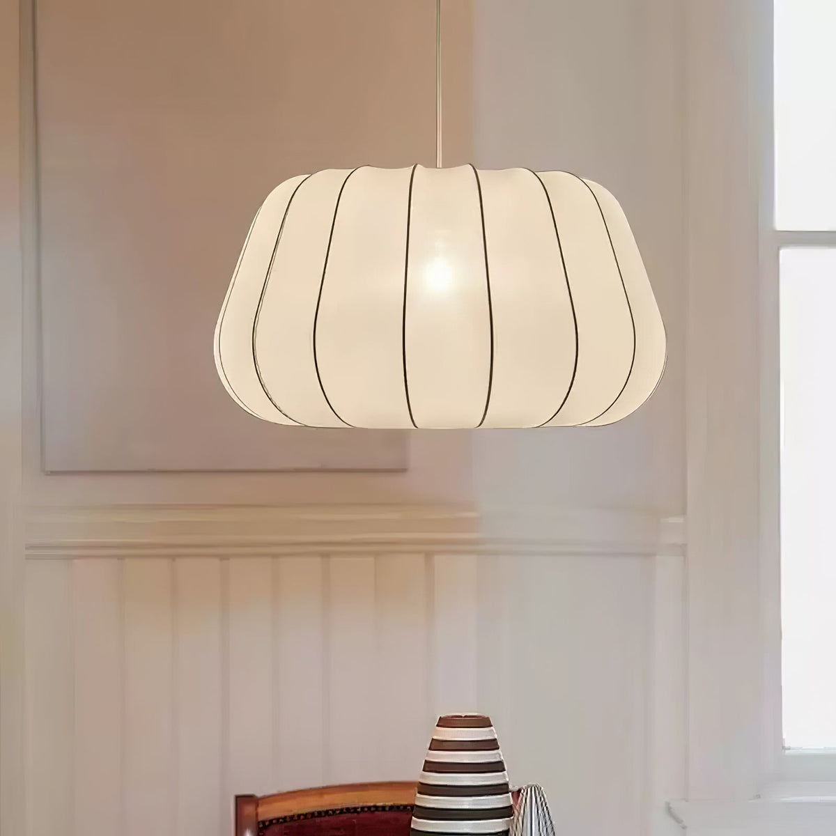 Zenell lámpara colgante elegancia nube de tejido