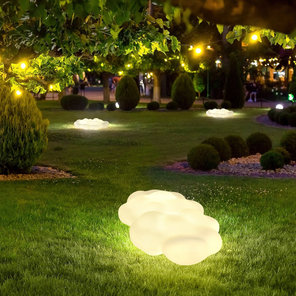 Ulphaion elegancia nube luminaria exterior de pie