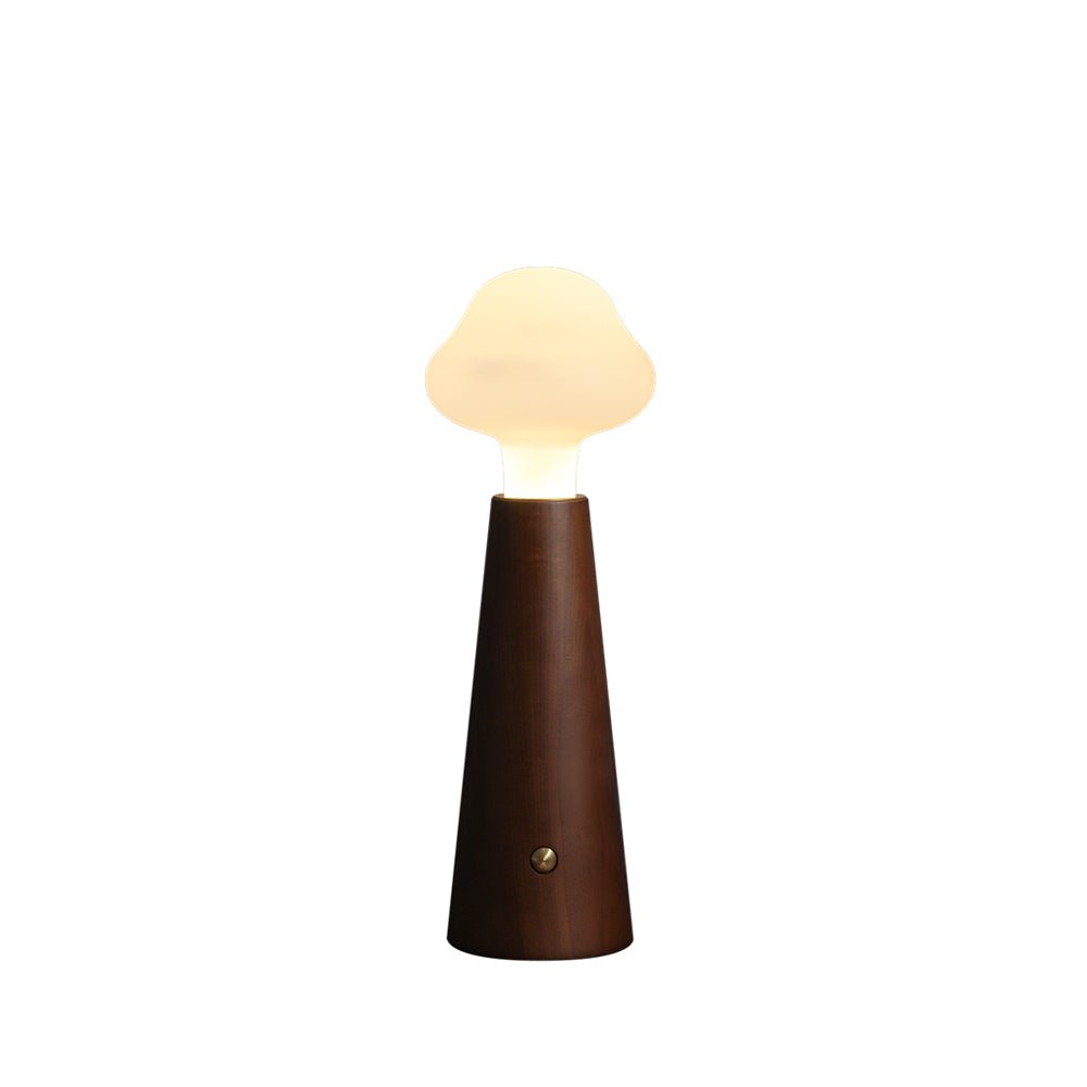 Mushio lámpara de mesa de madera