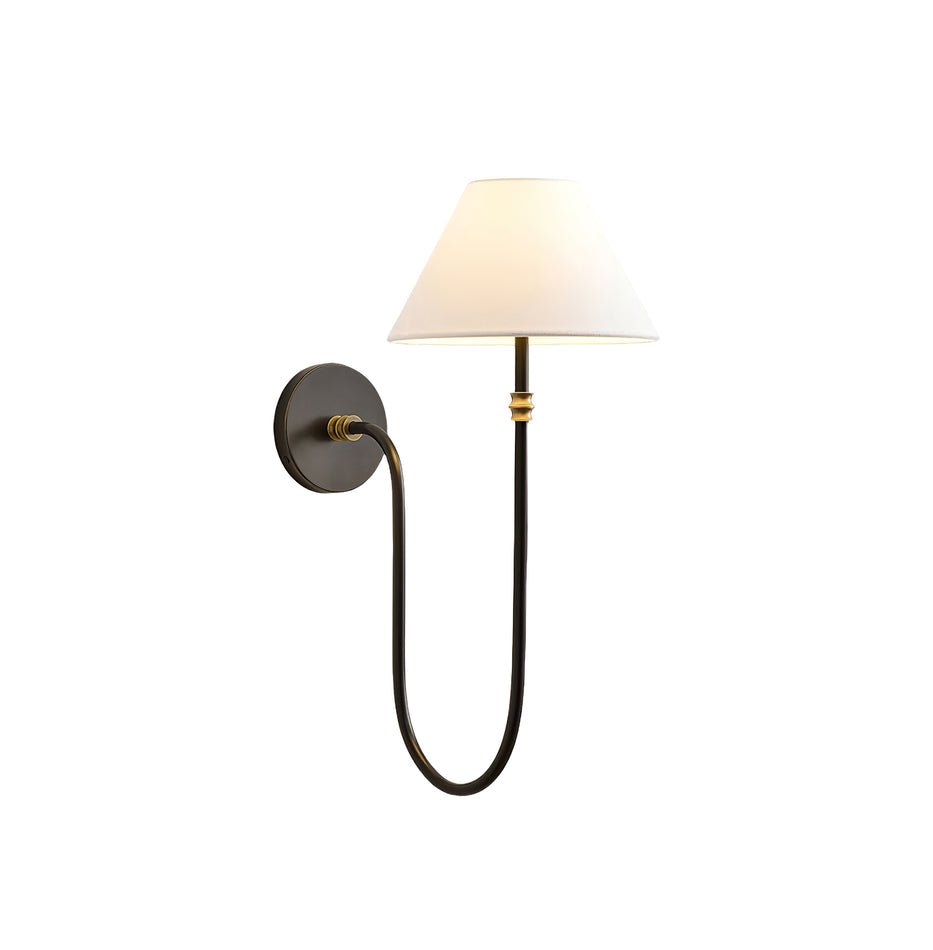 Devenq aplique de pared vintage industrial de tejido