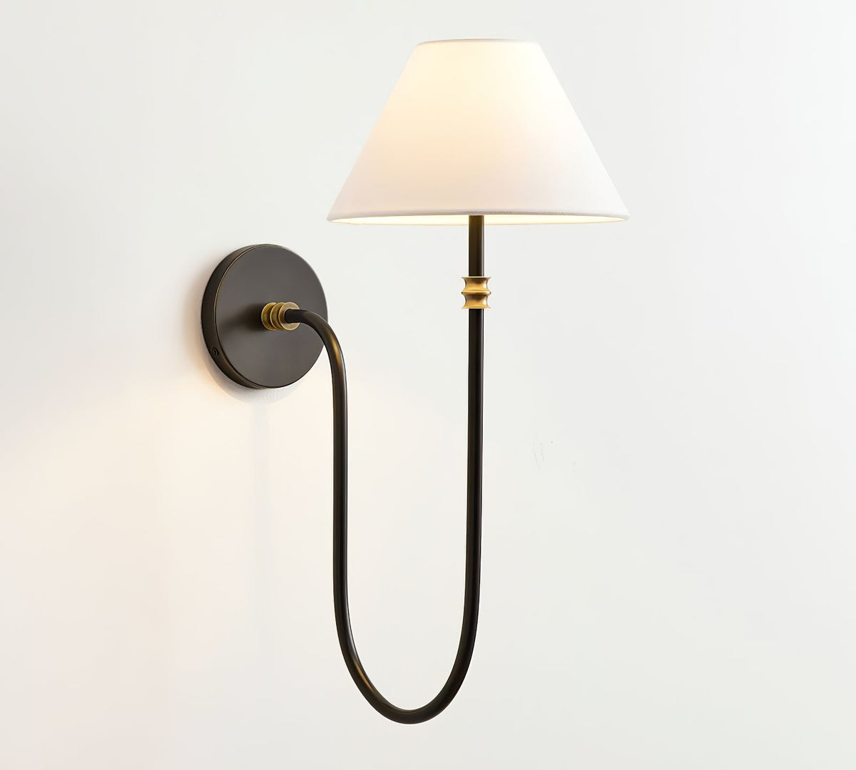 Devenq aplique de pared vintage industrial de tejido