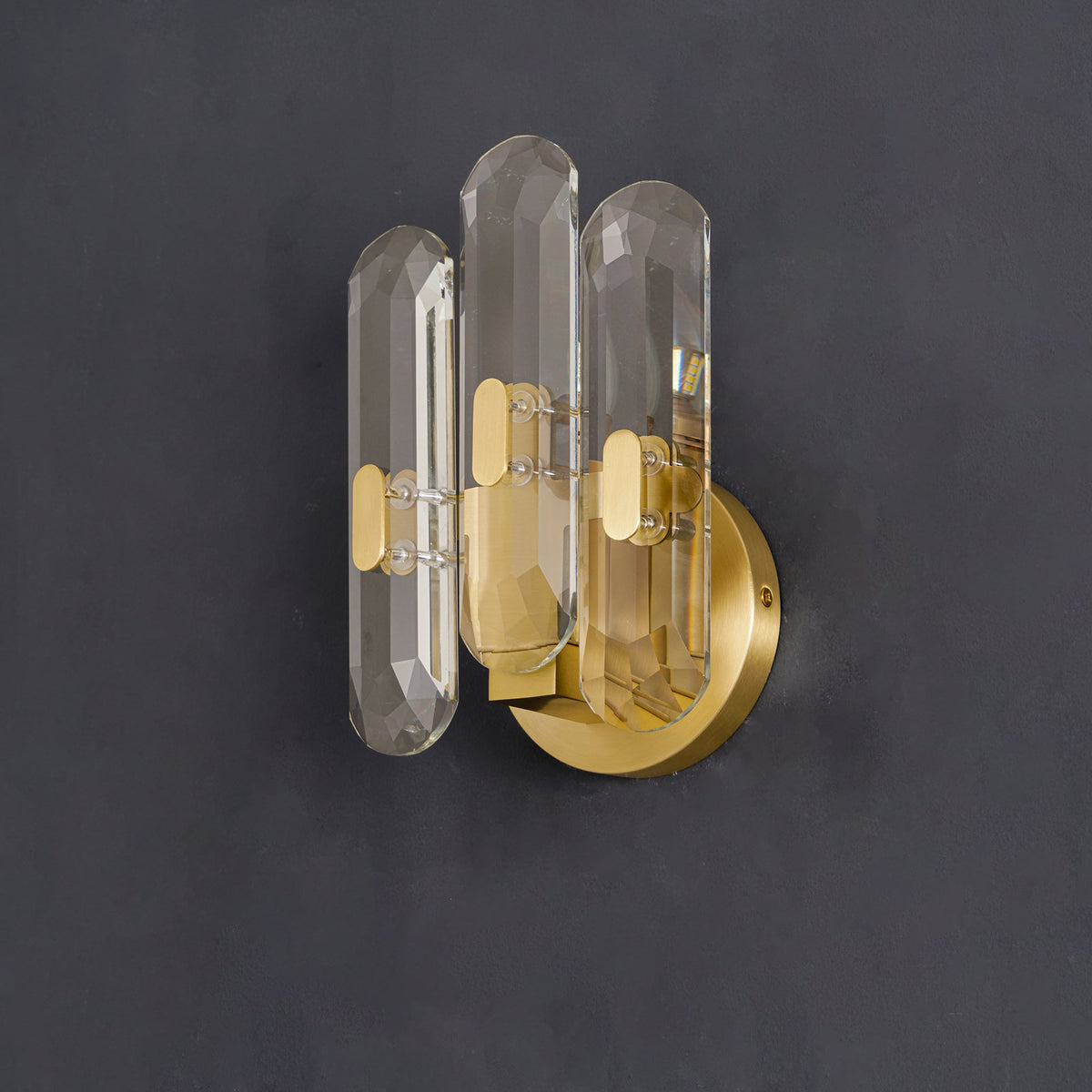 Gevon aplique de pared Postmodern de lujo cristal