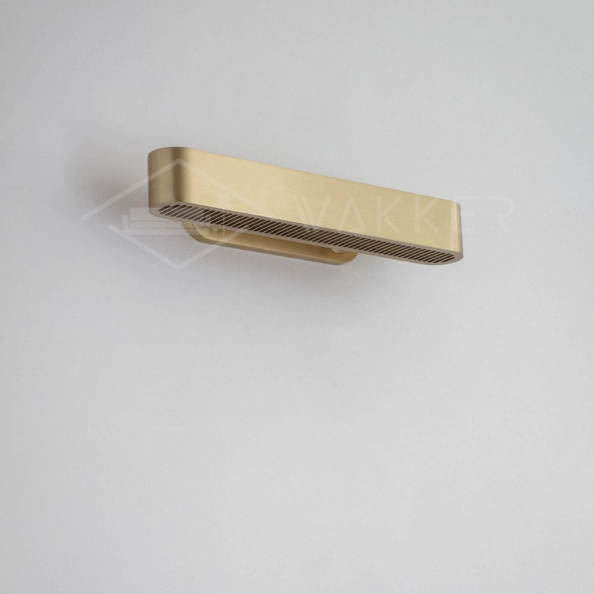 Oriararia aplique de pared latón rejilla ranurada