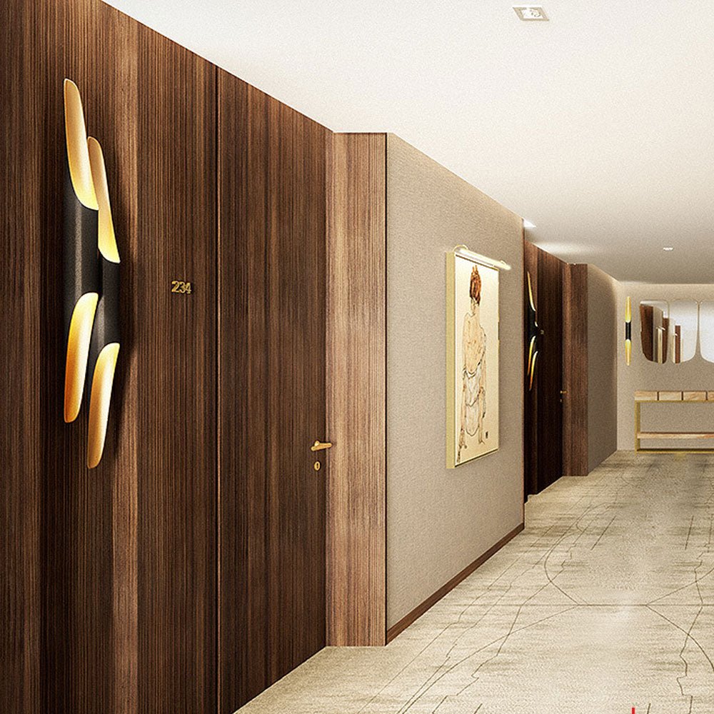 Ciririella aplique de pared moderno minimalista de arte