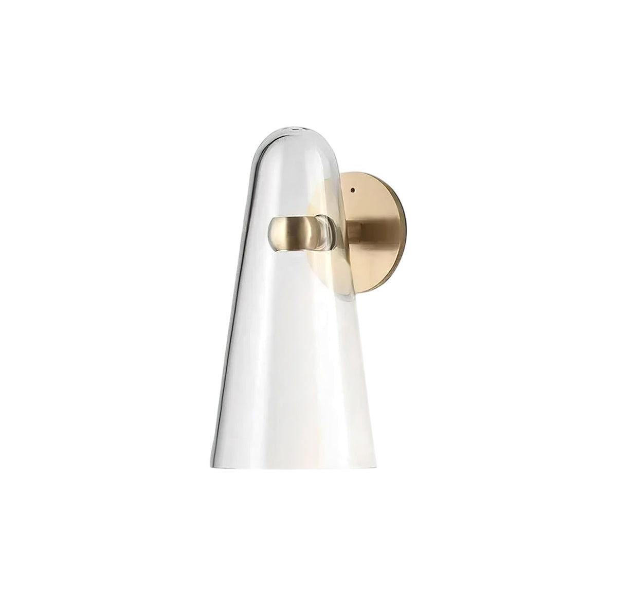 Yoke aplique de pared de vidrio