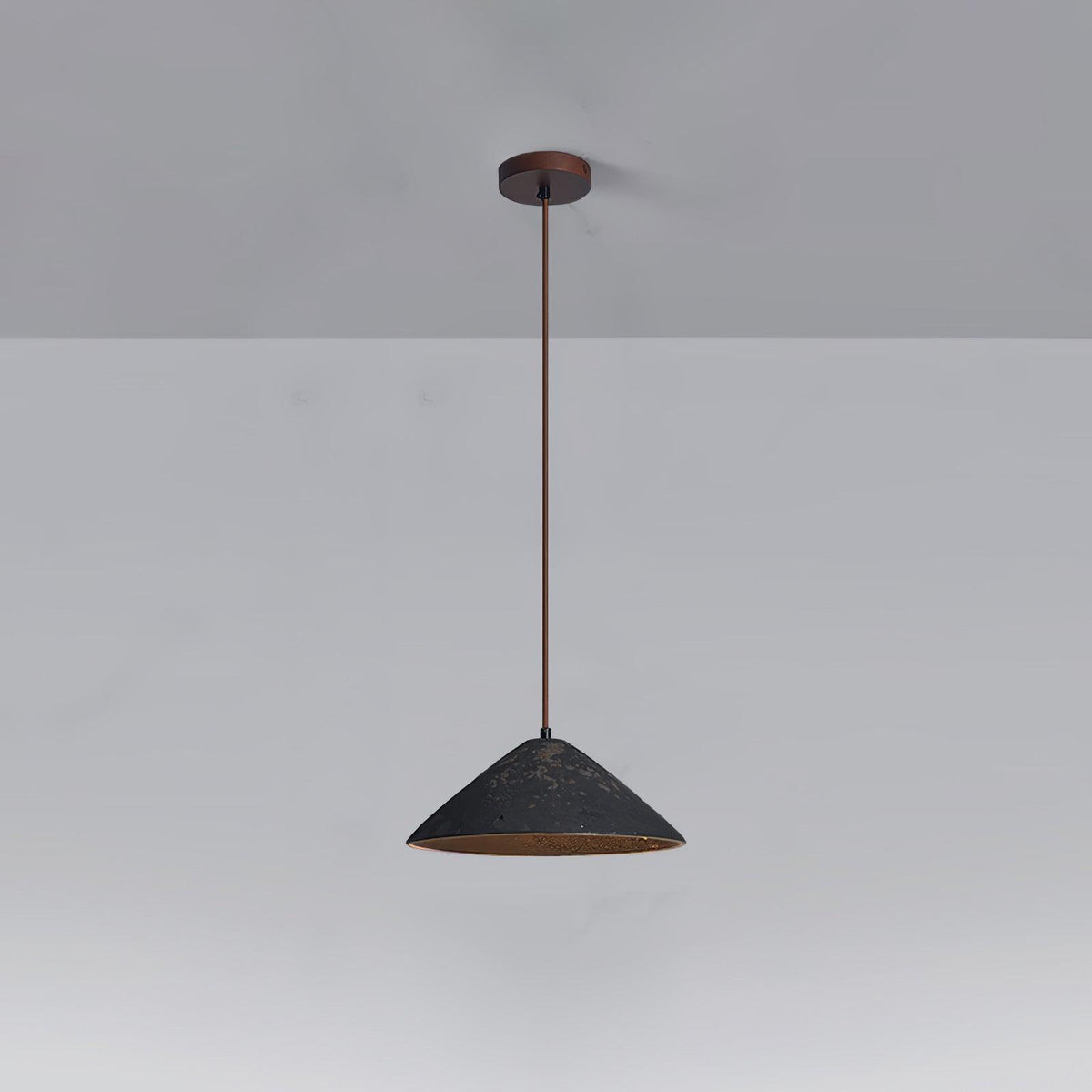 Sura lámpara colgante de cerámica cónica rústica vintage minimalista
