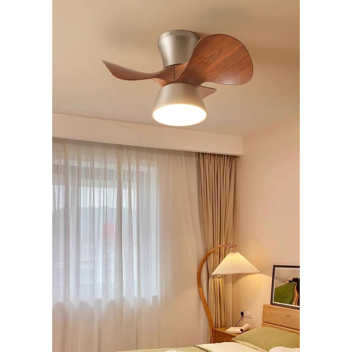 Caluelle ventilador de techo con luz