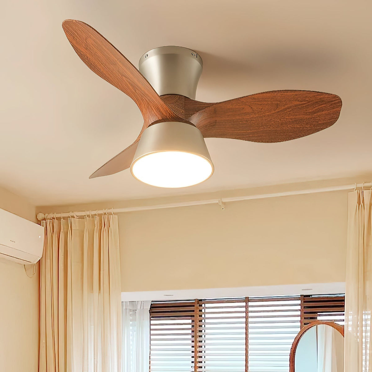 Caluelle ventilador de techo con luz