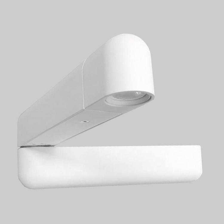 Soreora aplique de pared negro LED regulable con puerto USB