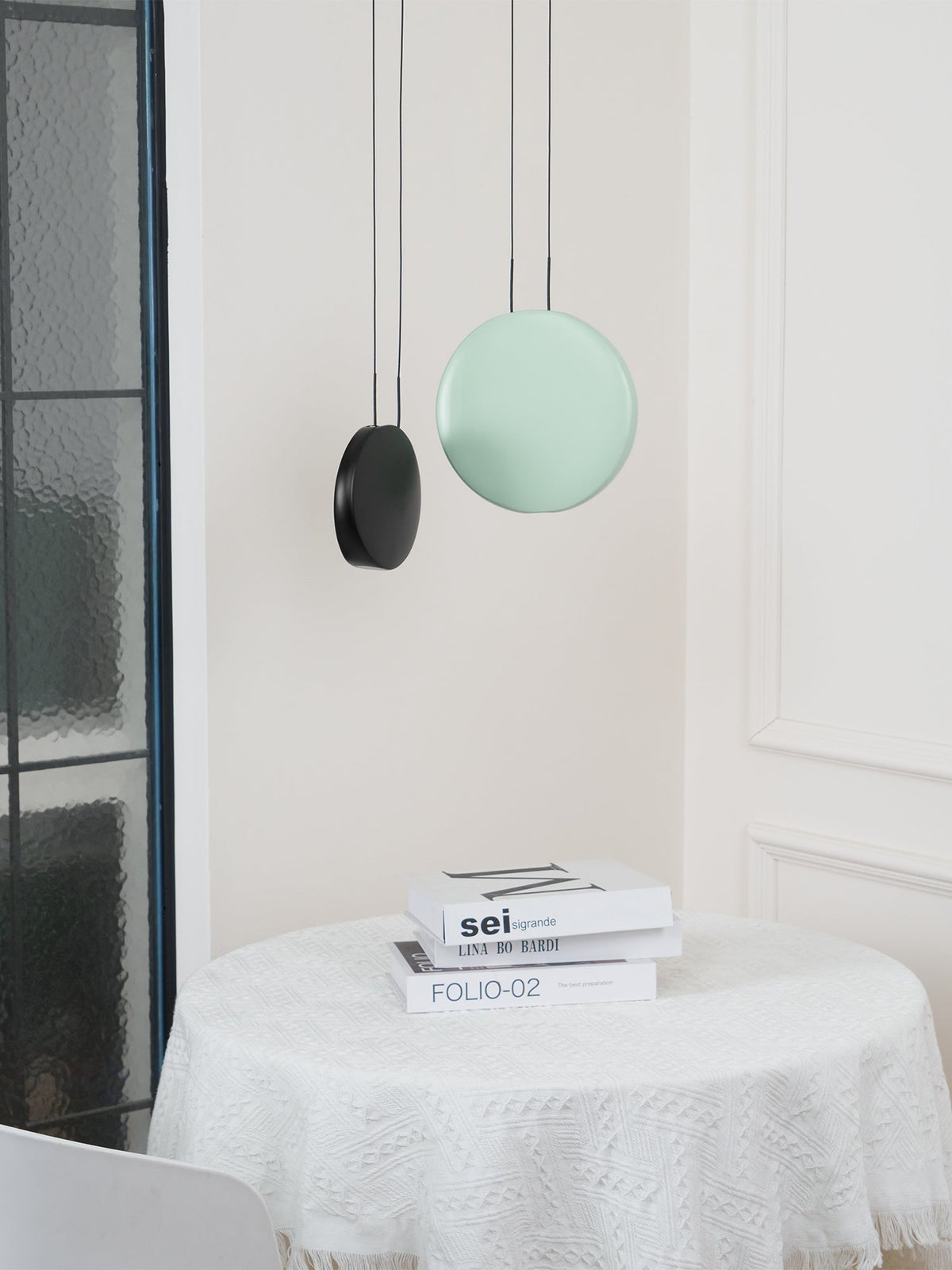 Mirellare lámpara colgante artística de resina