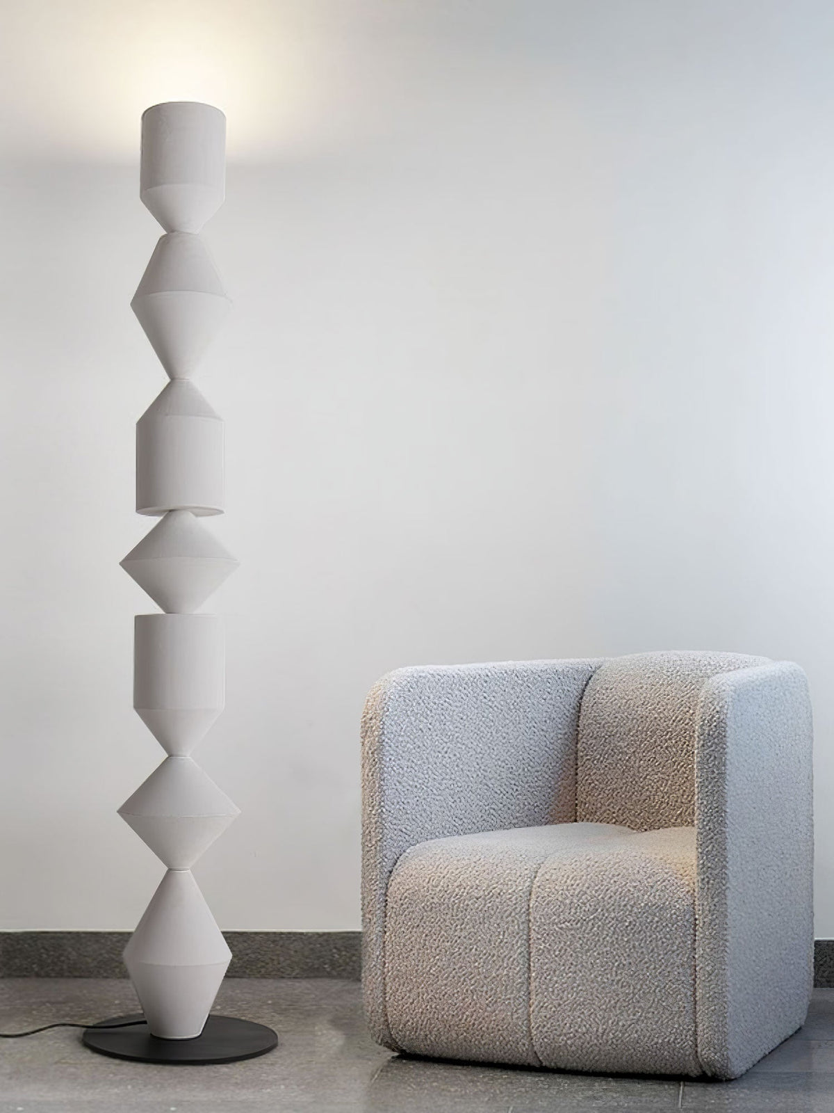 Drisen lámpara de pie minimalista de madera