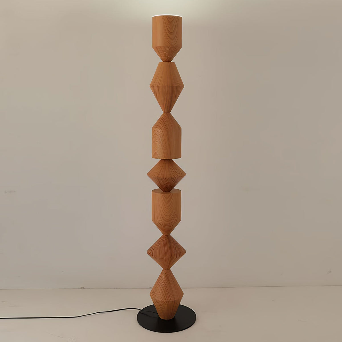 Drisen lámpara de pie minimalista de madera