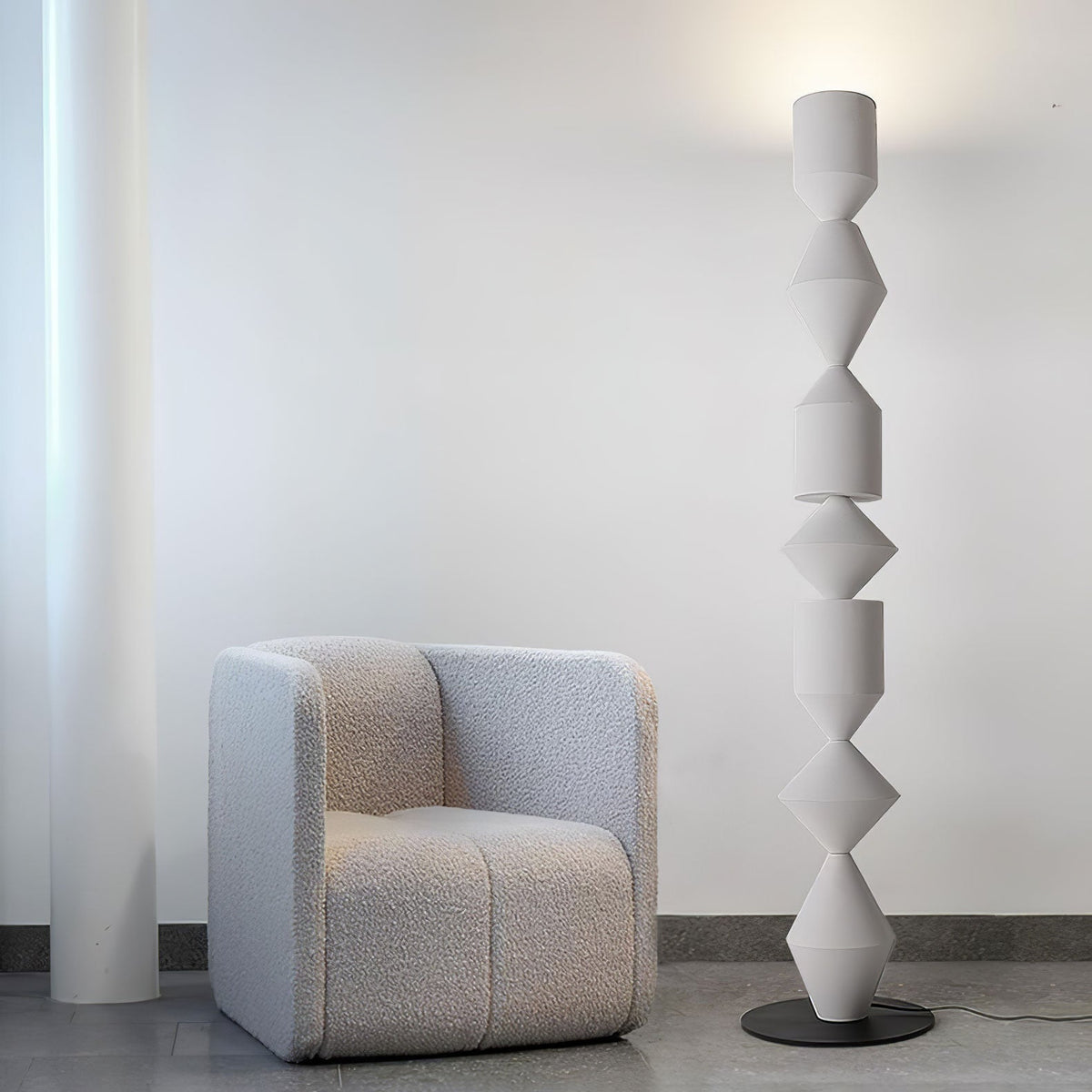 Drisen lámpara de pie minimalista de madera