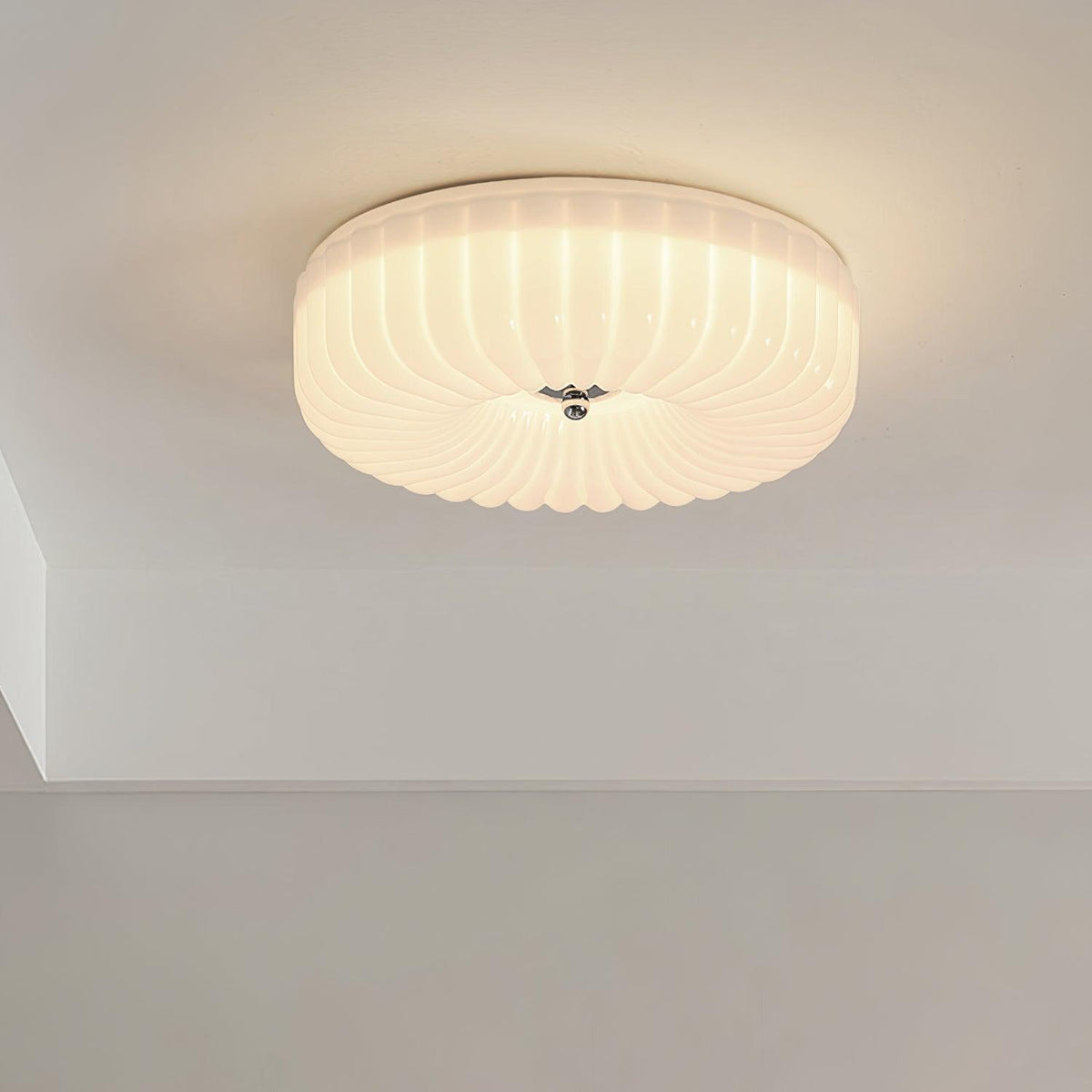 Mivone plafón de vidrio crema