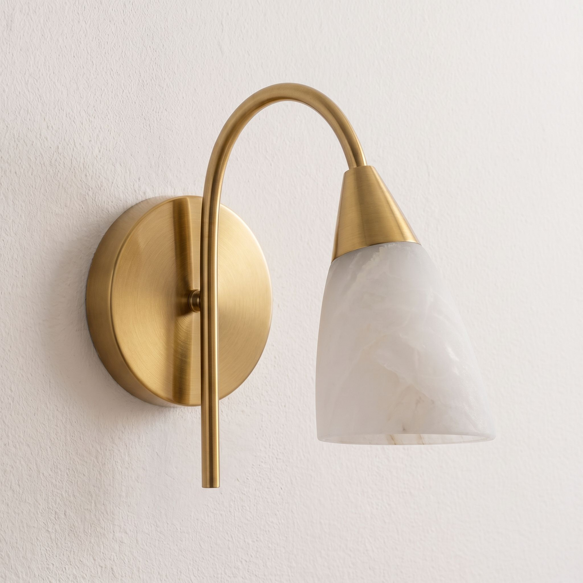 Tormleigh Aplique de pared de alabastro