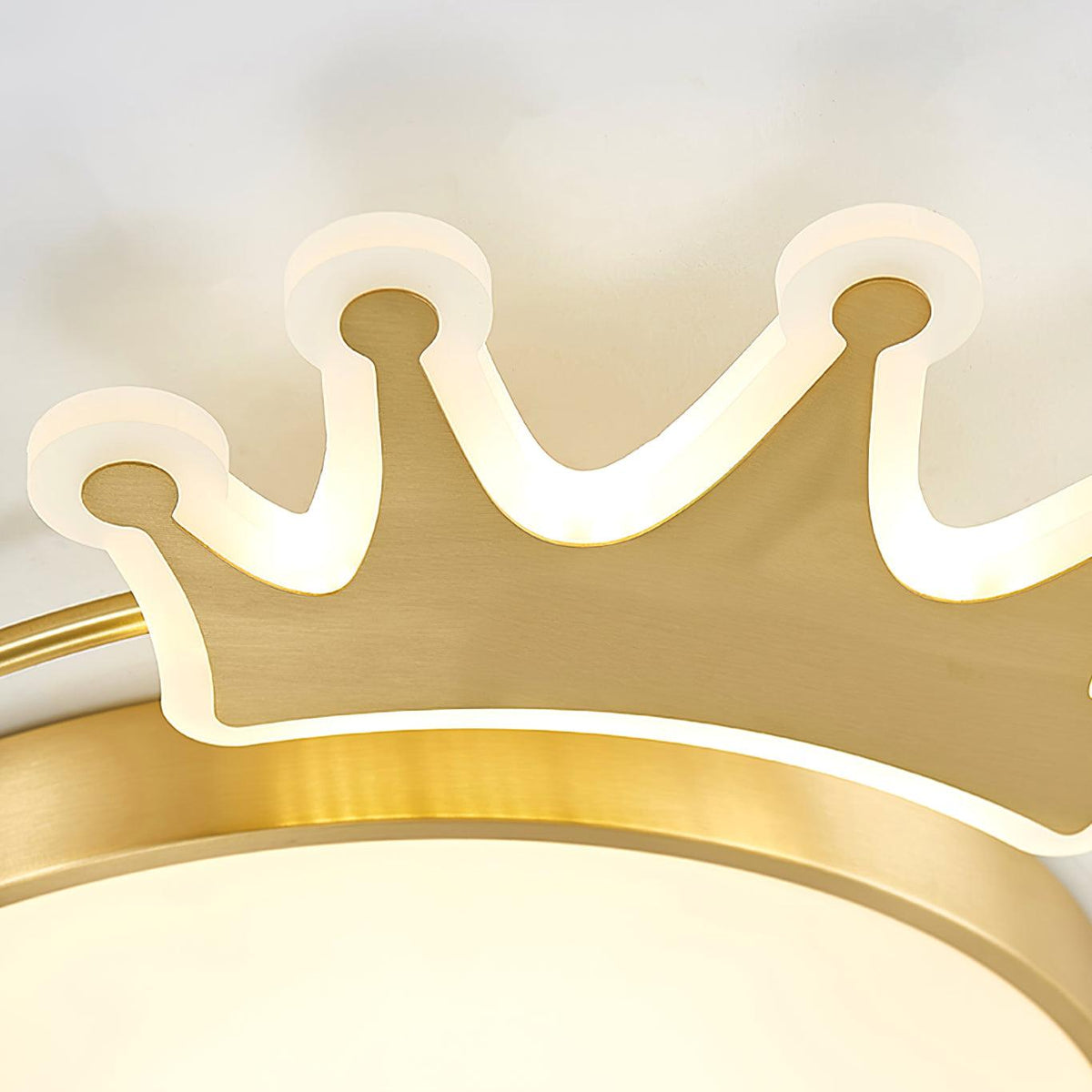 Aloror lámpara de techo de estilo clásico Art Crown