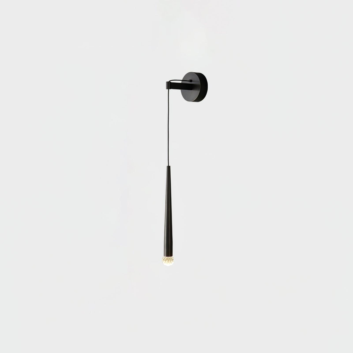 Dava aplique de pared moderno minimalista cónico de cristal