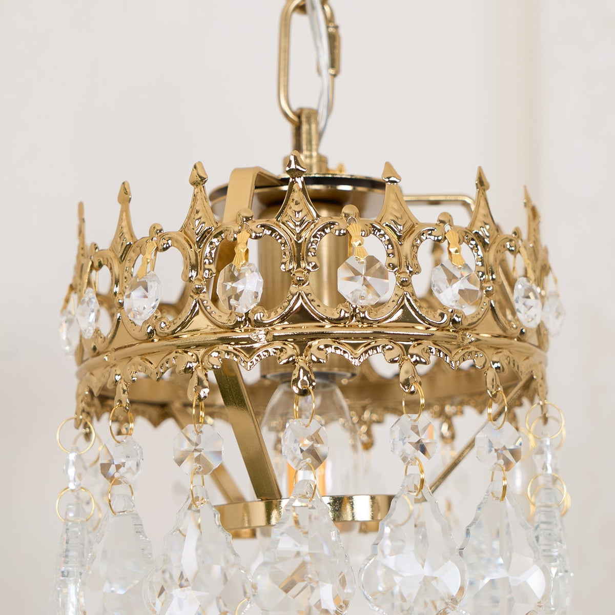 Ivmarila aplique de pared Corona de Arte nórdico en cristal