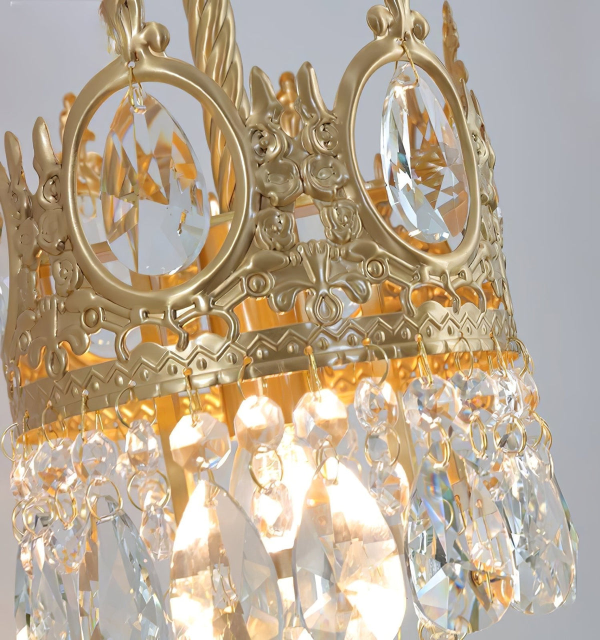 Aplique de pared cristal Crown