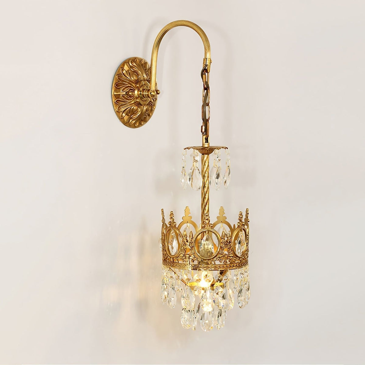 Aplique de pared cristal Crown
