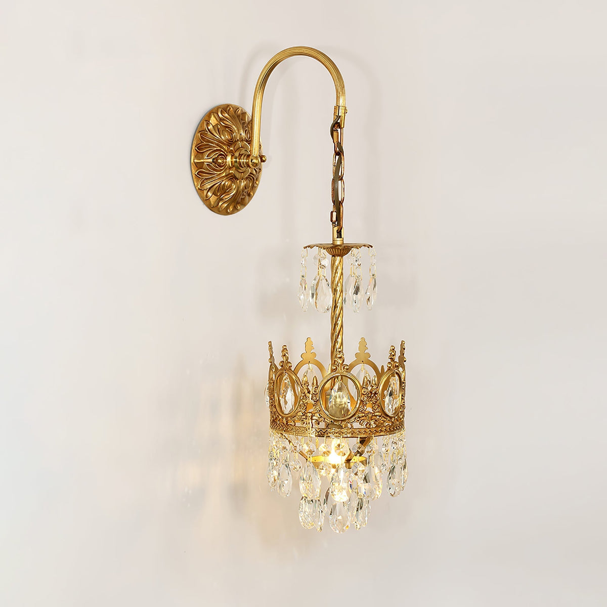 Aplique de pared cristal Crown