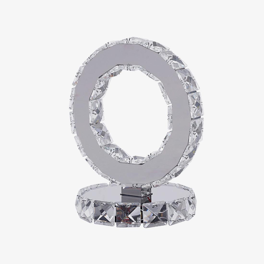 Ivor lámpara de mesa con anillos de cristal