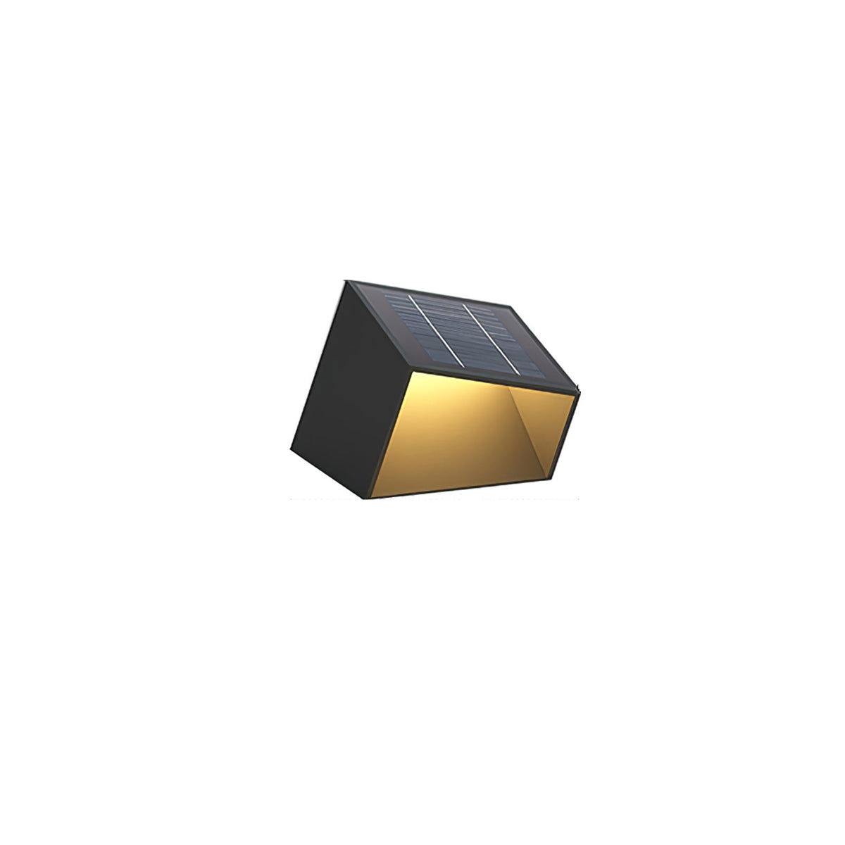 Evsore luminaria exterior cubo jardín solar único