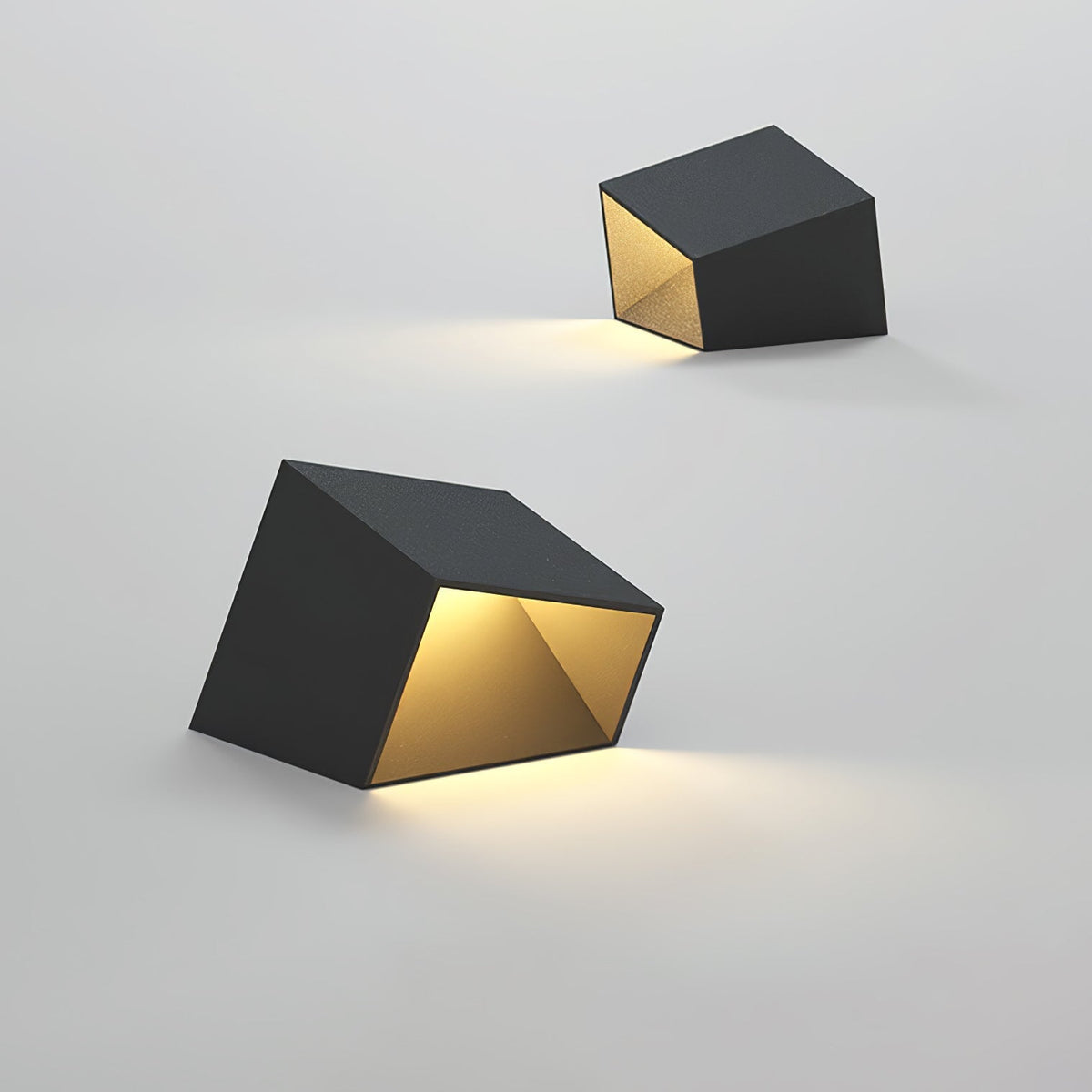 Evsore luminaria exterior cubo jardín solar único