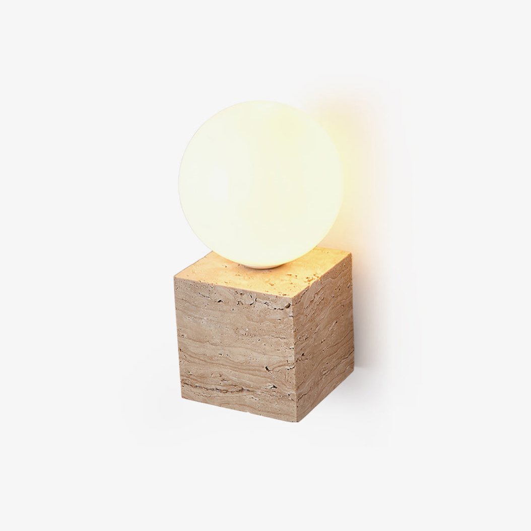 Eurlaean Cube-Base travertino aplique de pared