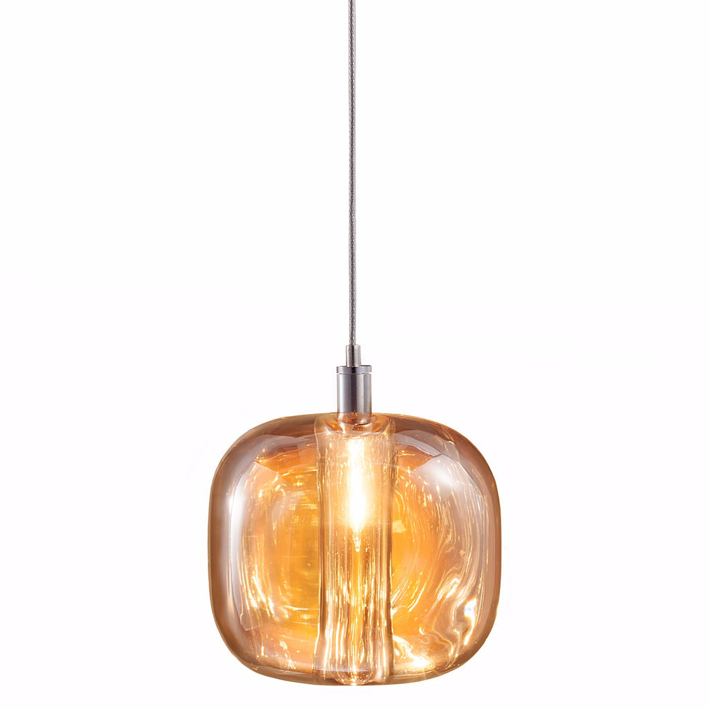 Glowcube lámpara de araña moderna de cristal