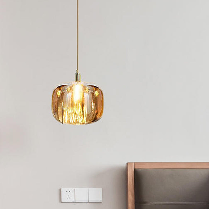 Glowcube lámpara de araña moderna de cristal