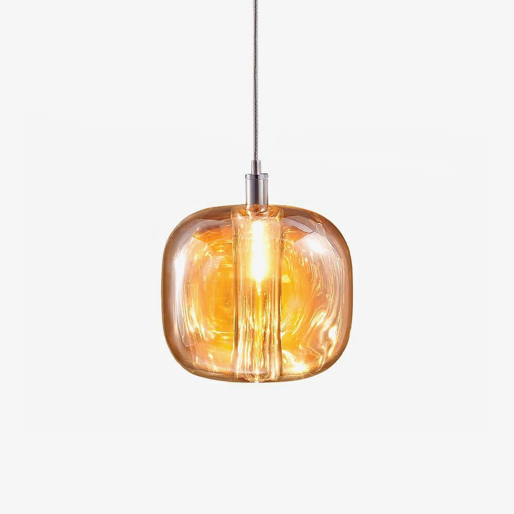 Glowcube lámpara de araña moderna de cristal