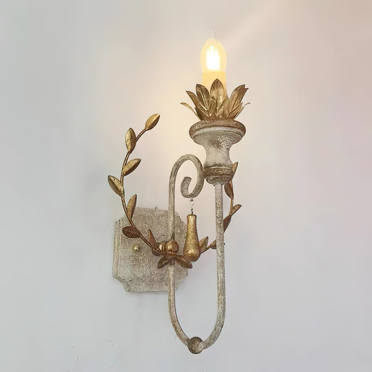 Aplique de pared de madera Opal