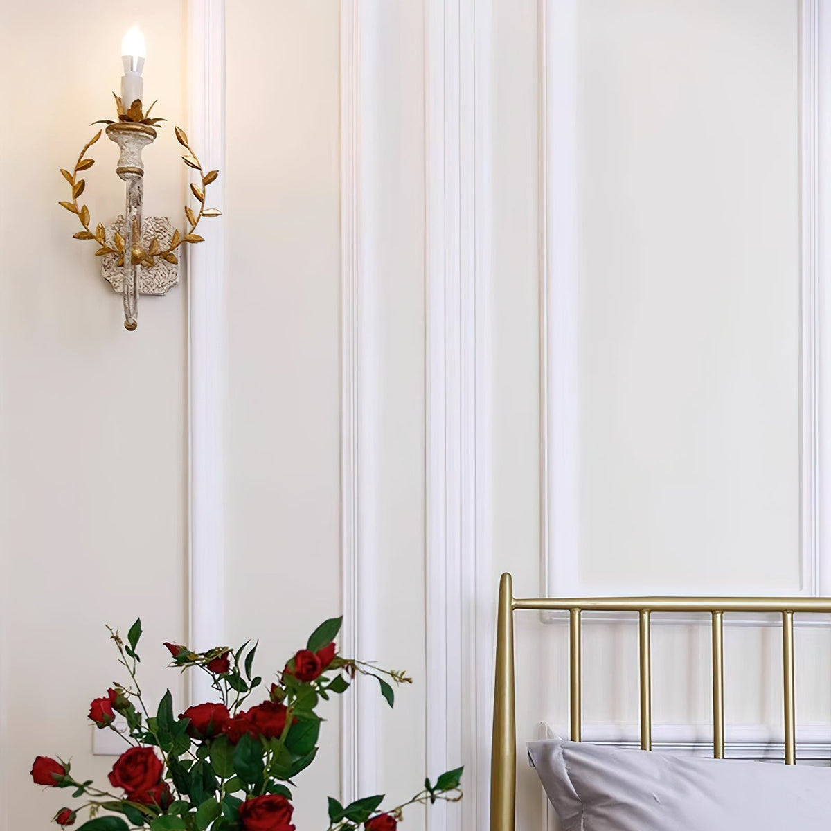 Aplique de pared de madera Opal