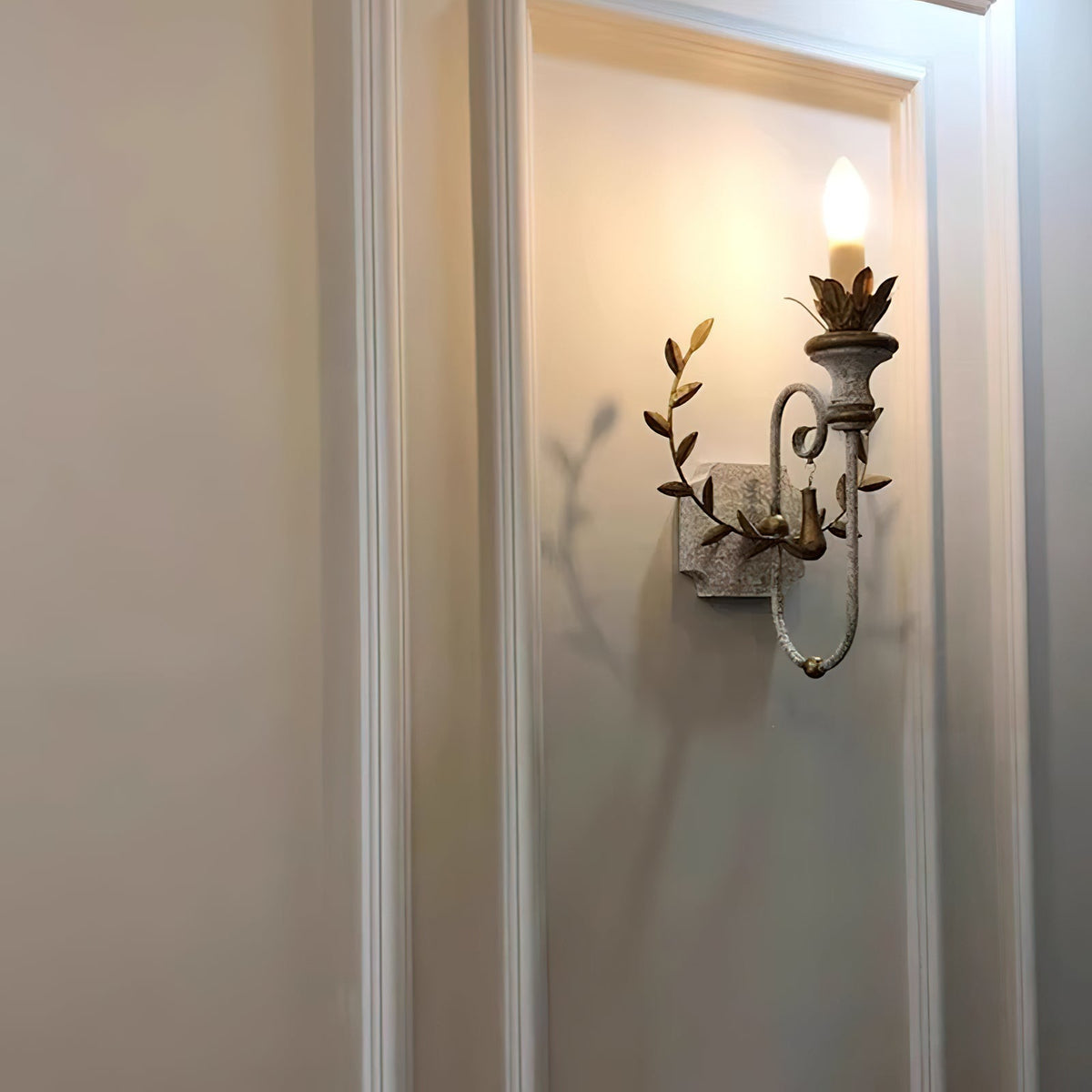 Aplique de pared de madera Opal