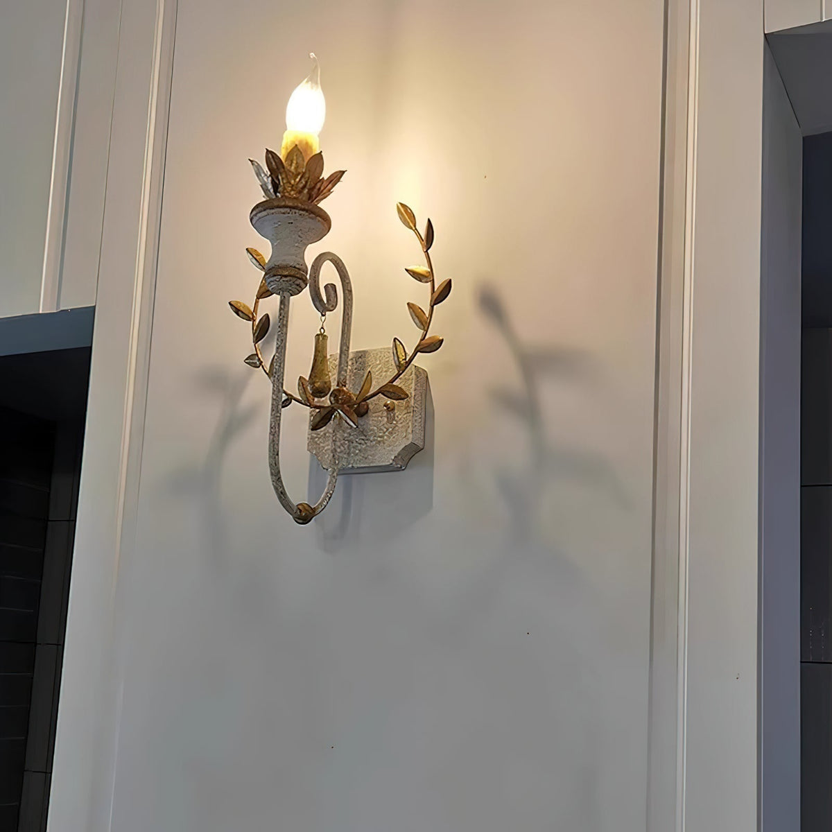 Aplique de pared de madera Opal