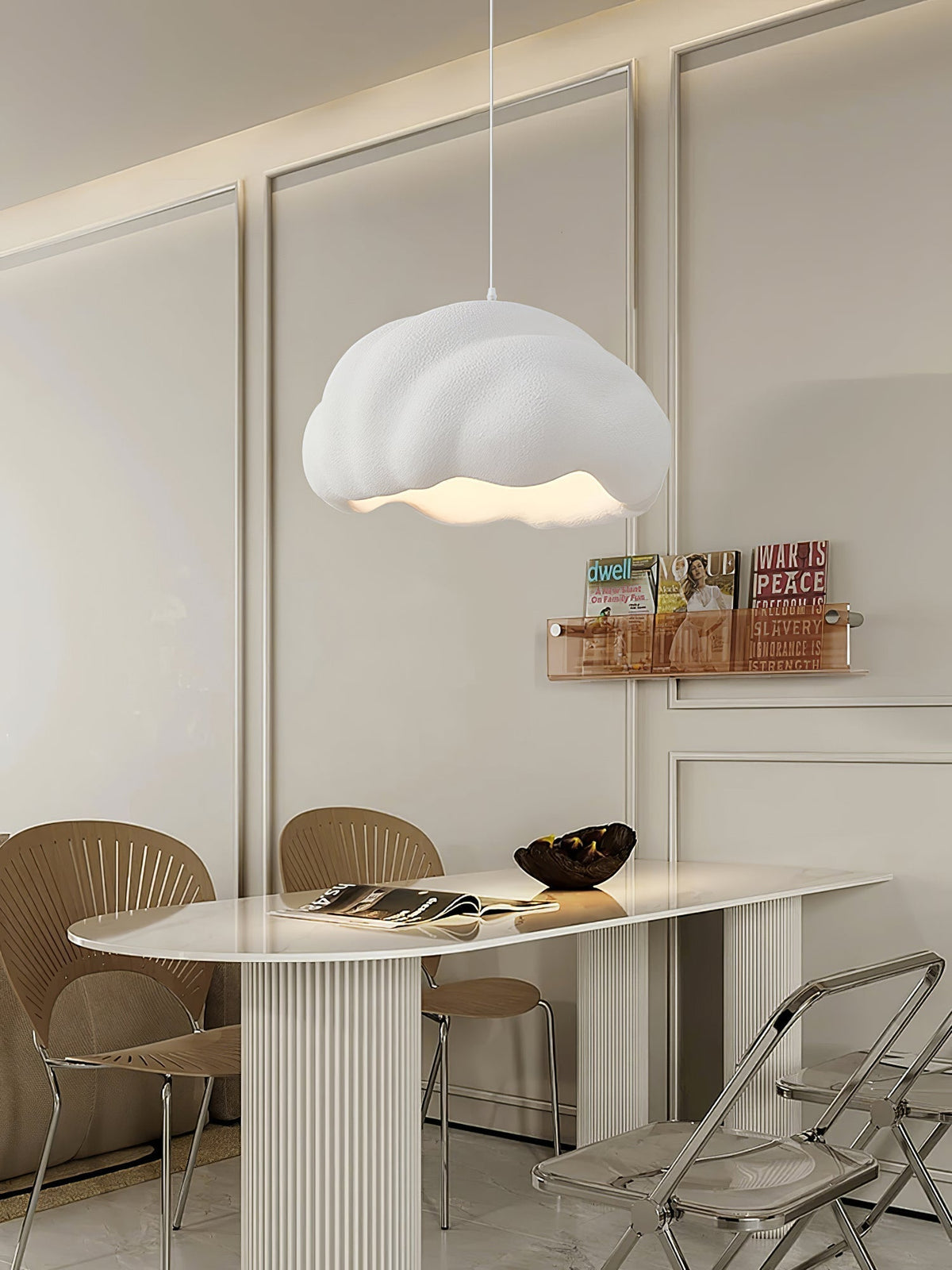 Itheira lámpara colgante moderna minimalista de plástico