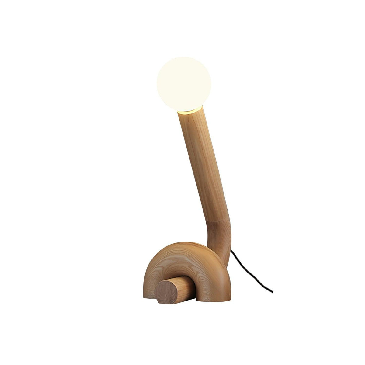 Arcus lámpara de mesa de madera