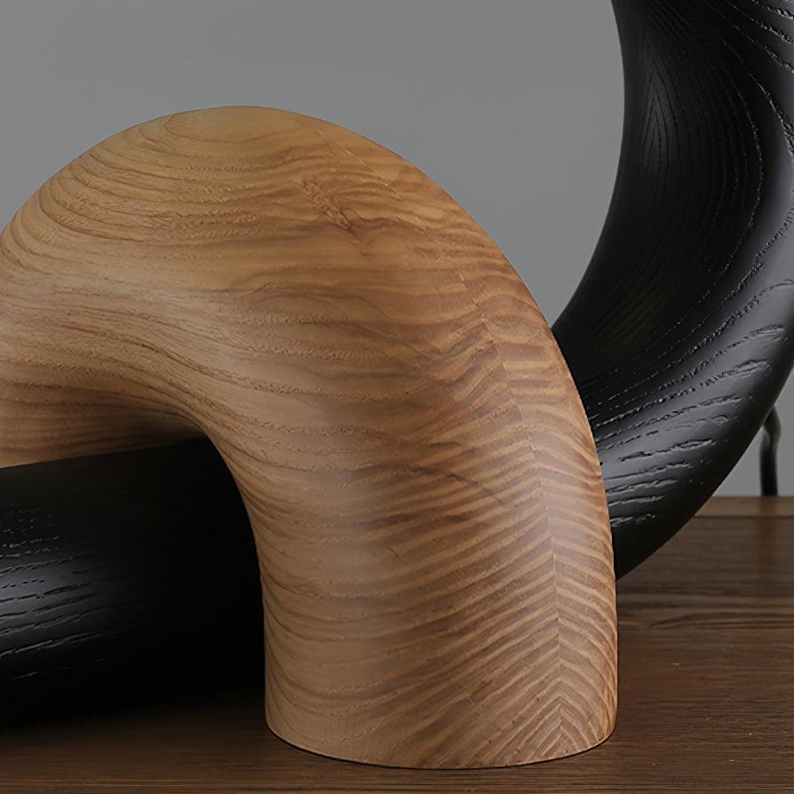Arcus lámpara de mesa de madera
